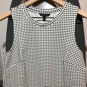 NWT Banana Republic Gingham Sleeveless Blouse